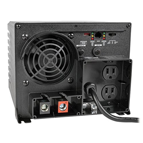 1250W 12VDC 120V Power Inverter / Charger with 2 Outlets N486