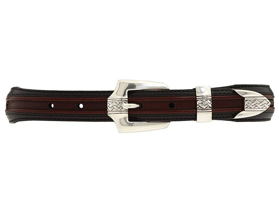 Black-Brown Black Lace Belt Size 44 M702023