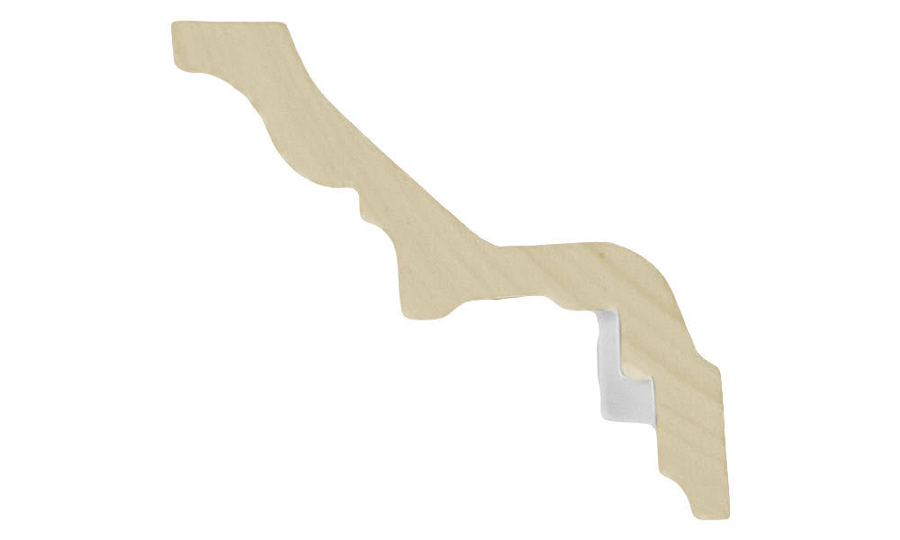 Plastic Polyurethane Crown Molding J5566