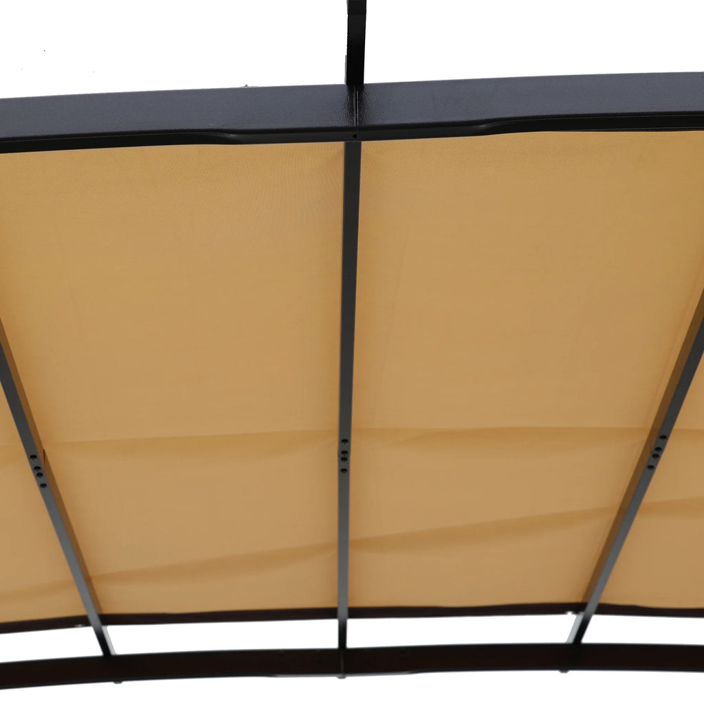 Universal Canopy Cover Replacement For 12X9 Ft Curved Outdoor Pergola W94347