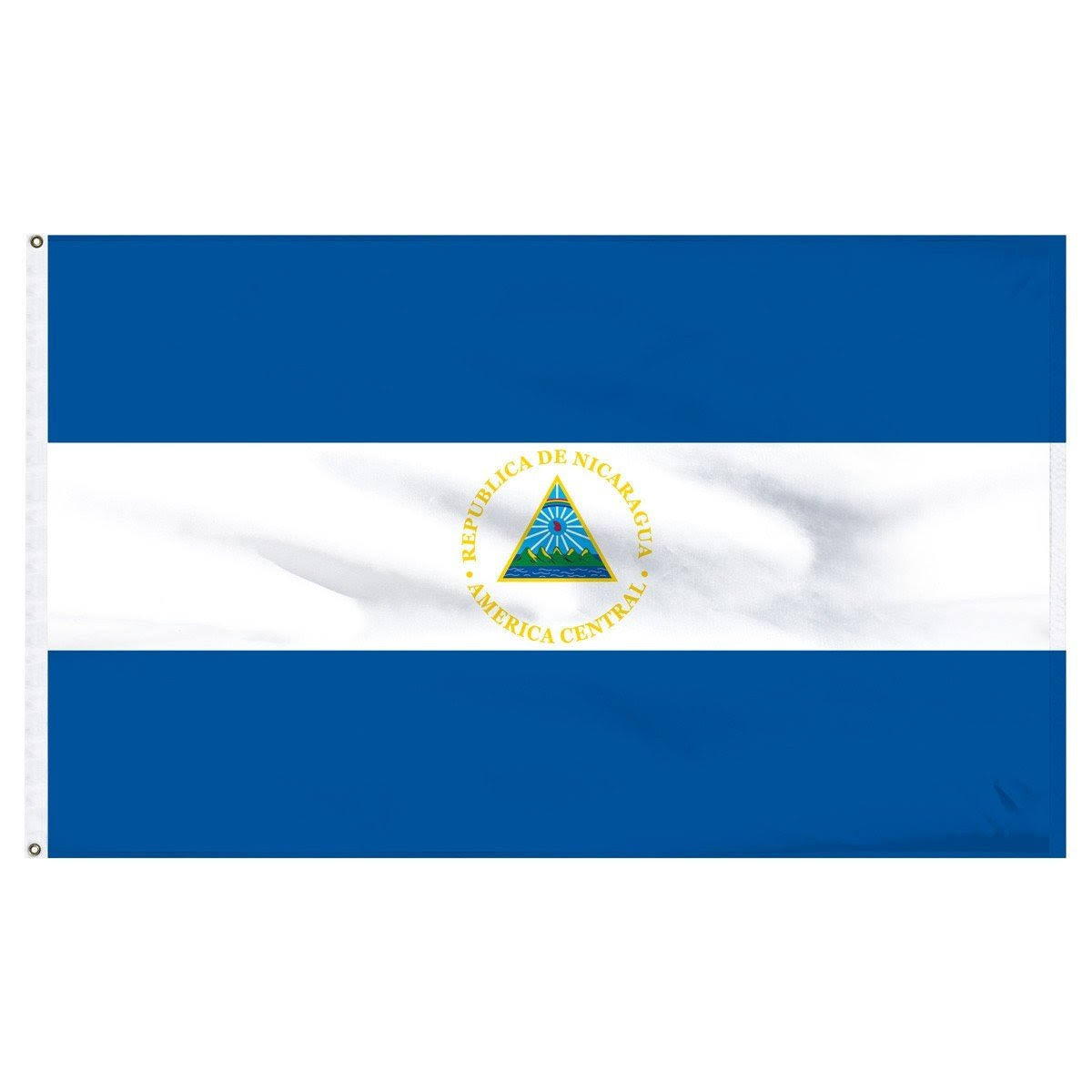 Nicaragua Flag 4x6 Foot Nylon Q9237