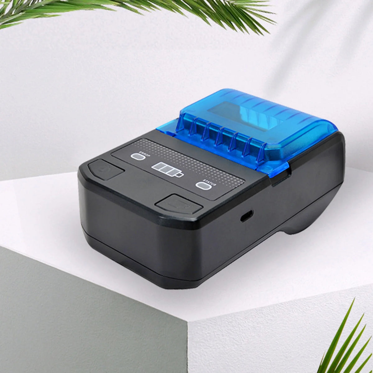 Thermal Receipt Printer with Battery Support ESC/POS Portable 58mm Wireless BT D8159