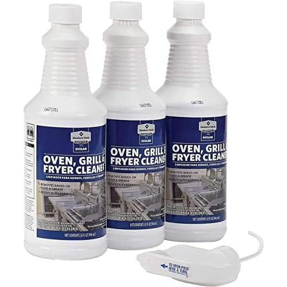3 Pack Grill Oven And Fryer Cleaner 32 OZ B488882