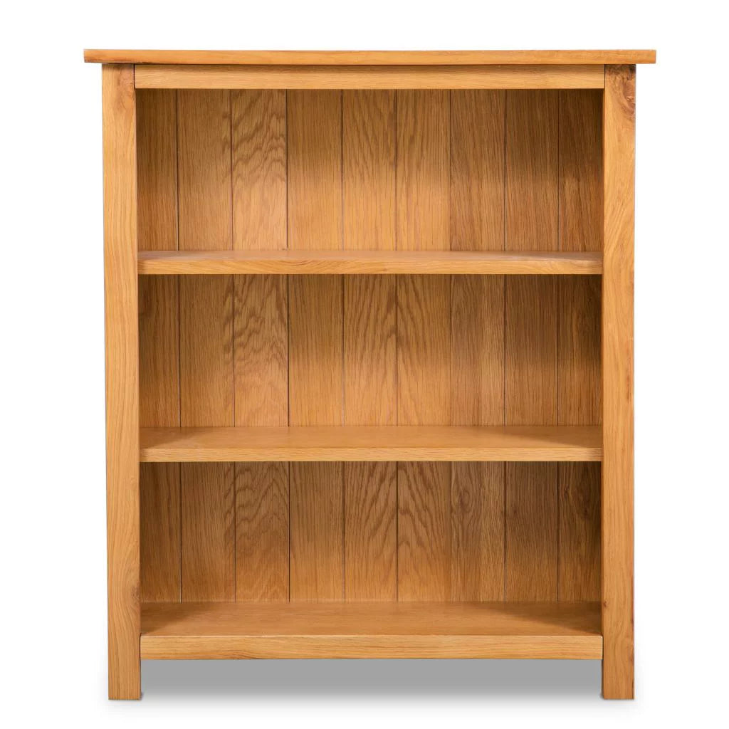 3-Tier Solid Oak Wood Bookcase J6705