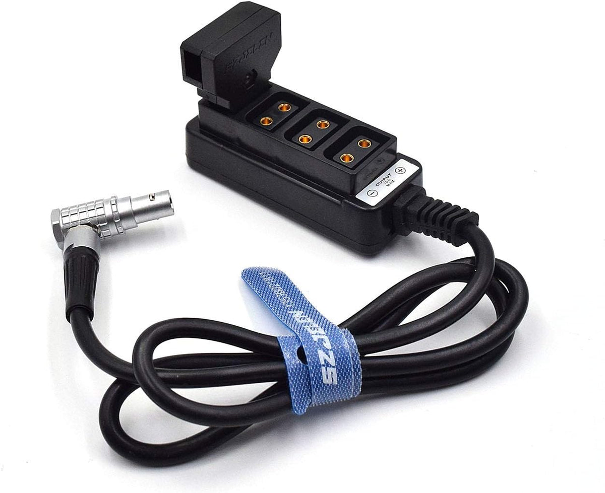 2-Pin Plug to 4-Port D-Tap Hub Adapter Splitter Cable, Pack of 2 V3399