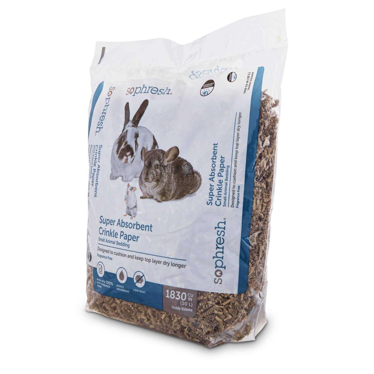 Super Absorbent Crinkle Paper Small Animal Bedding U1091