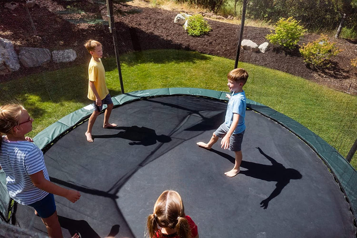 12' Round Trampoline Jumping Mat with 72 Rings N566262