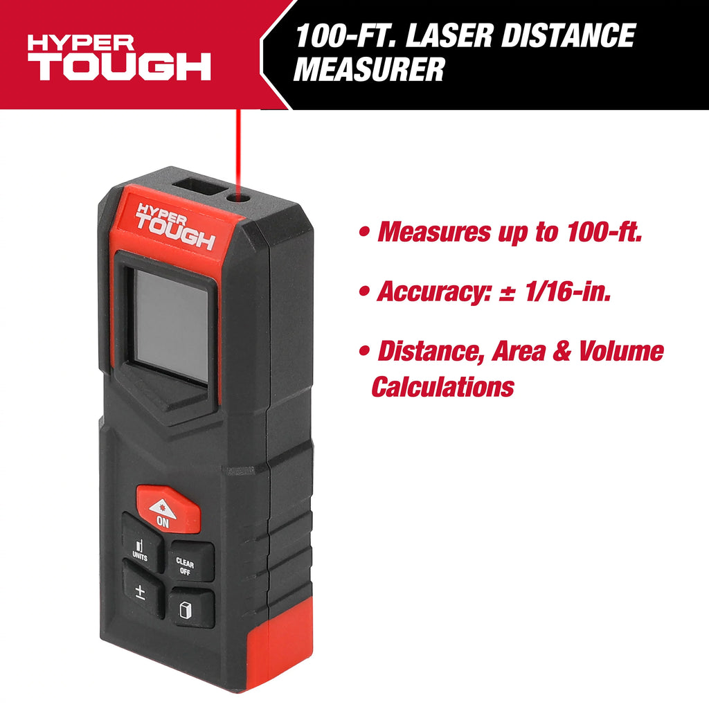 100-ft Laser Distance Measuring Tool A40786