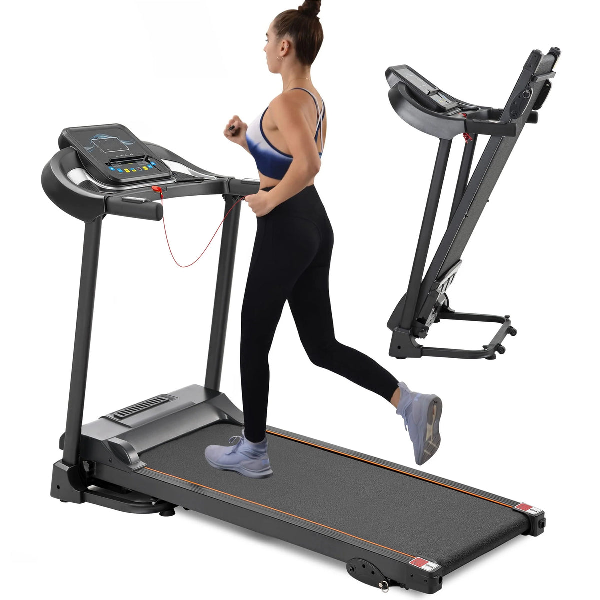 Electric Treadmill with 12 Programs Incline Adjustment I1436