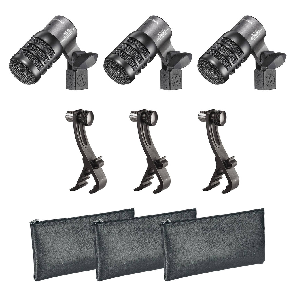 3-Pack Hypercardioid Dynamic Instrument Microphone Z146