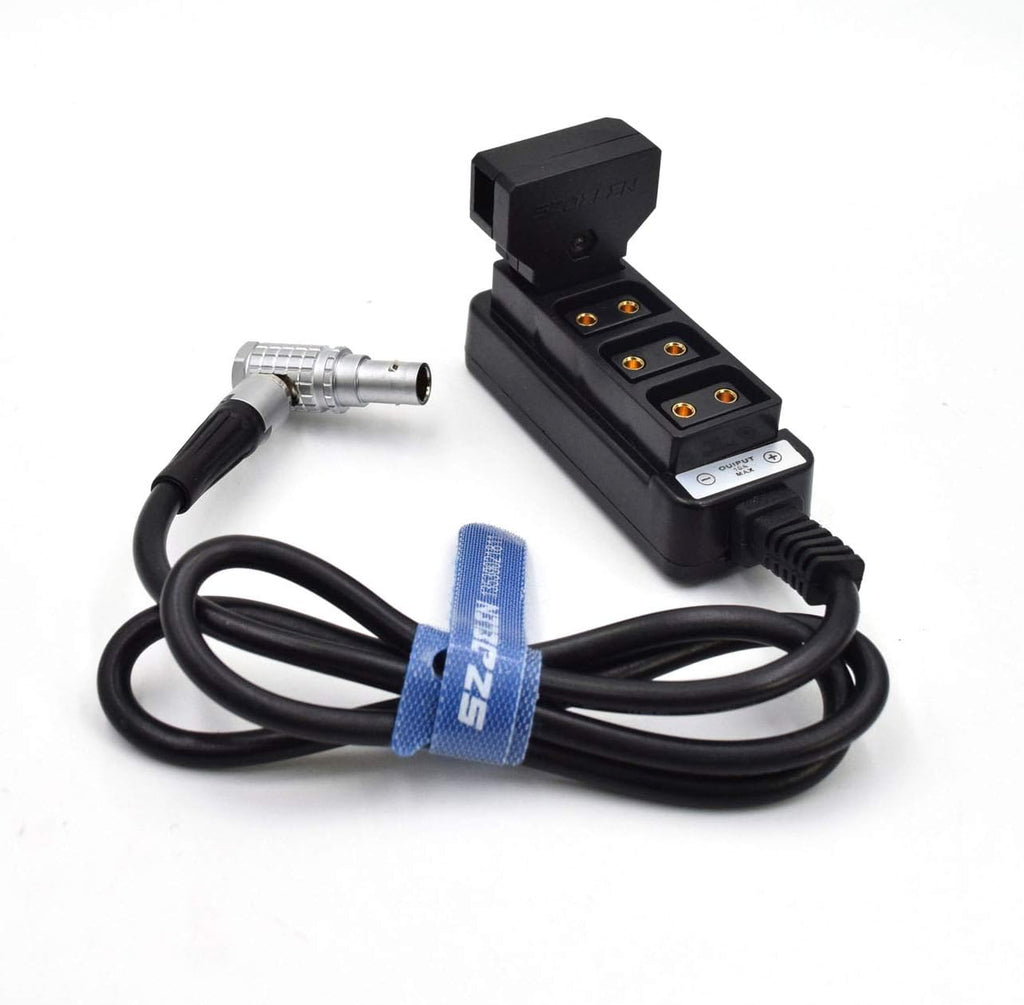 2-Pin Plug to 4-Port D-Tap Hub Adapter Splitter Cable, Pack of 2 V3399