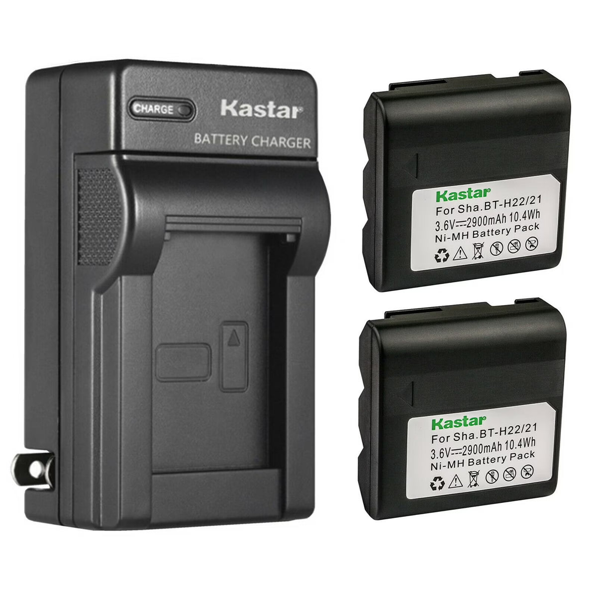 2-Pack Battery and AC Wall Charger Q905428