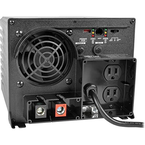 1250W 12VDC 120V Power Inverter / Charger with 2 Outlets N486
