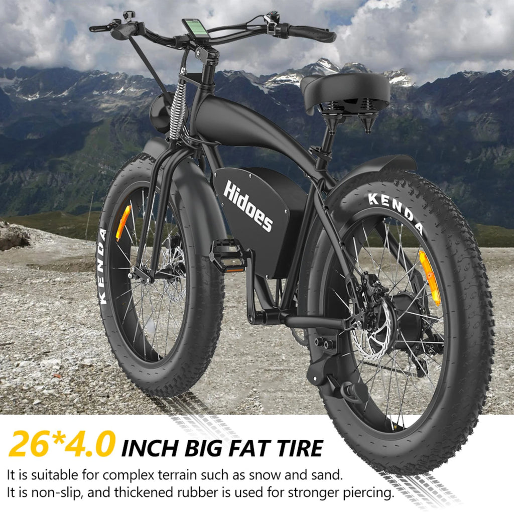 1200W Electric Mountain Bike with 26" Fat Tire A32379