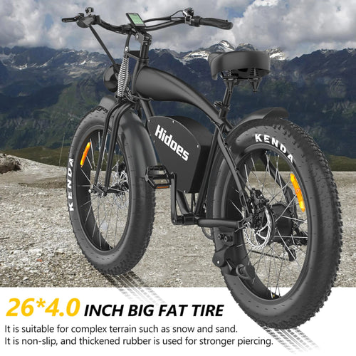 1200W Electric Mountain Bike with 26" Fat Tire A32379