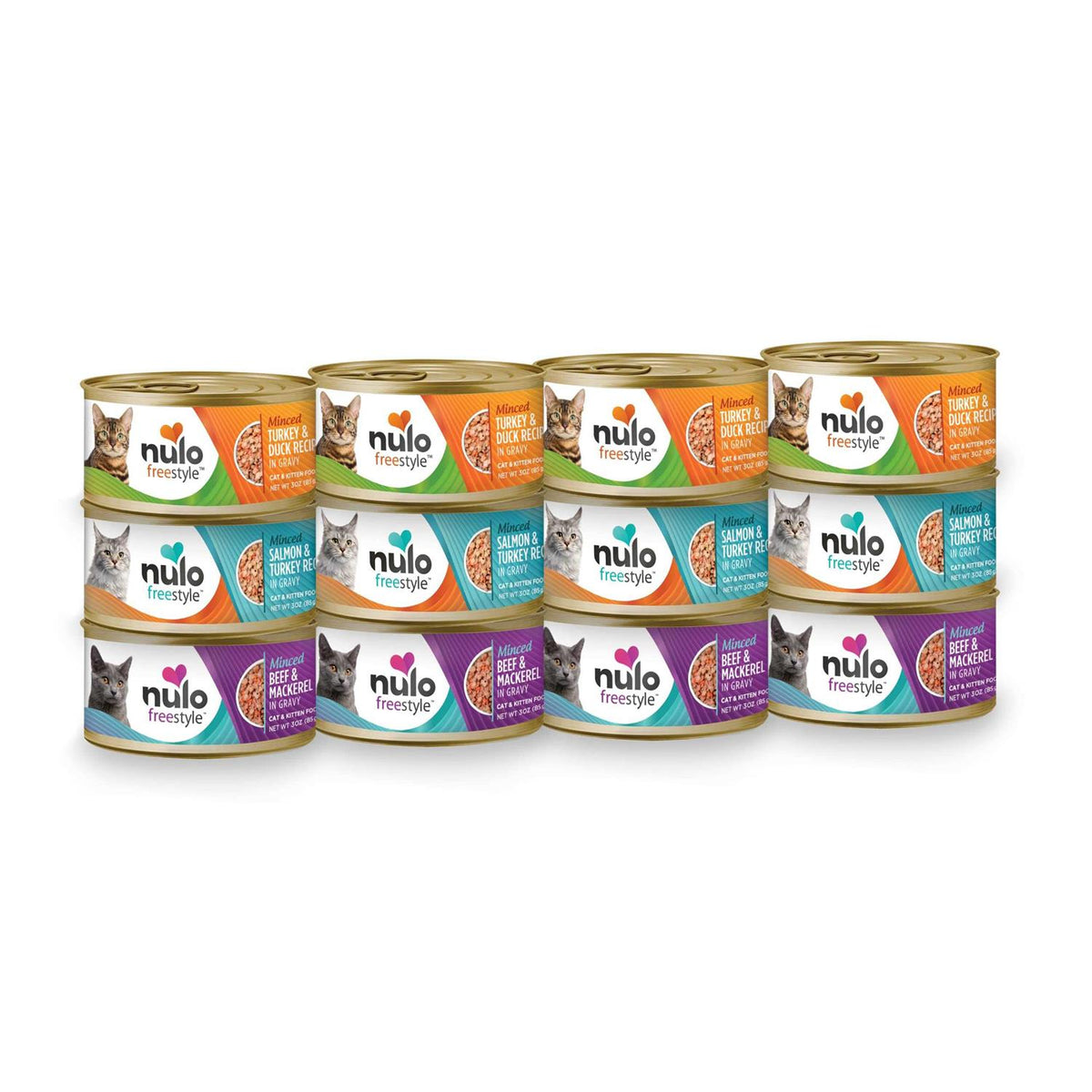 Shredded Turkey & Halibut Canned Cat Food E52569