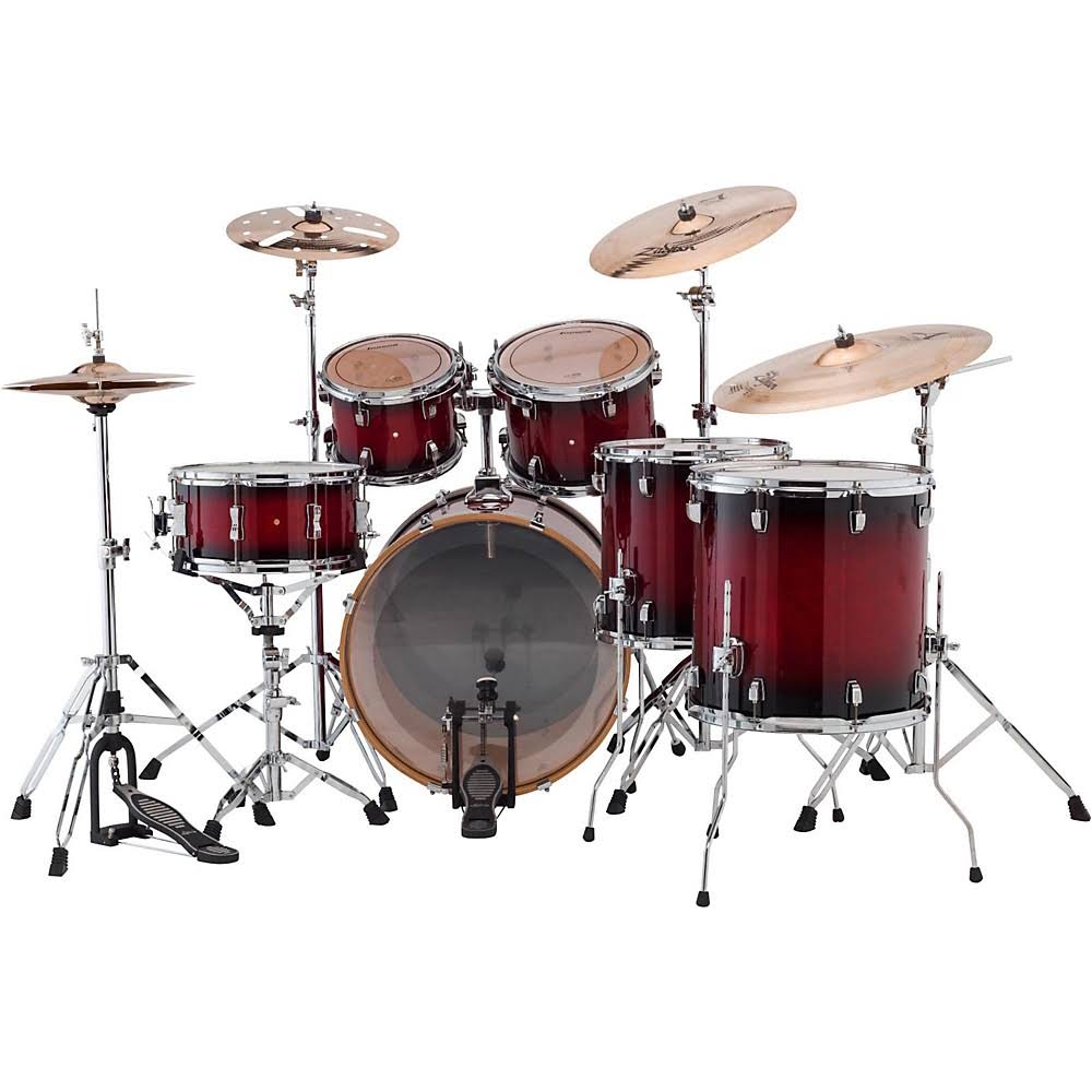 Red Burst 6-Piece Maple Shell Pack D734269