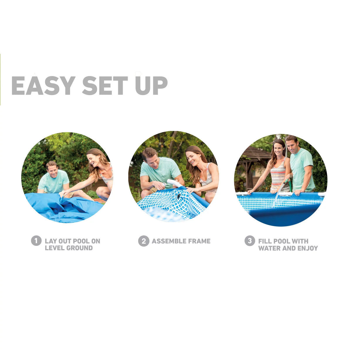 12'x30 Metal Frame Swimming Pool with Filter Pump Y9037