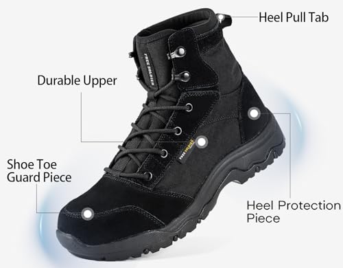 Men's Tactical Hiking Combat Work Boots 6 Inches T8066