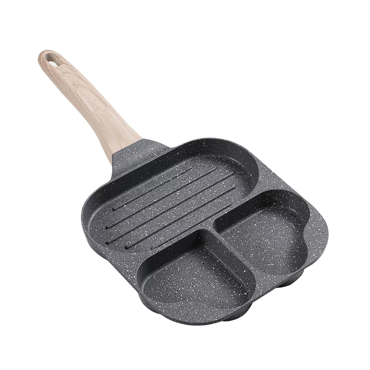 Nonstick Divided Skillet Egg Pan H17159