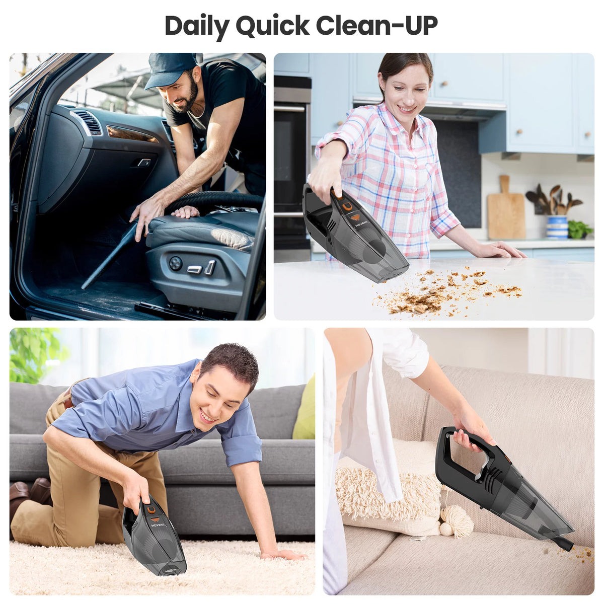 Portable Cordless Handheld Car Vacuum Cleaner E44543