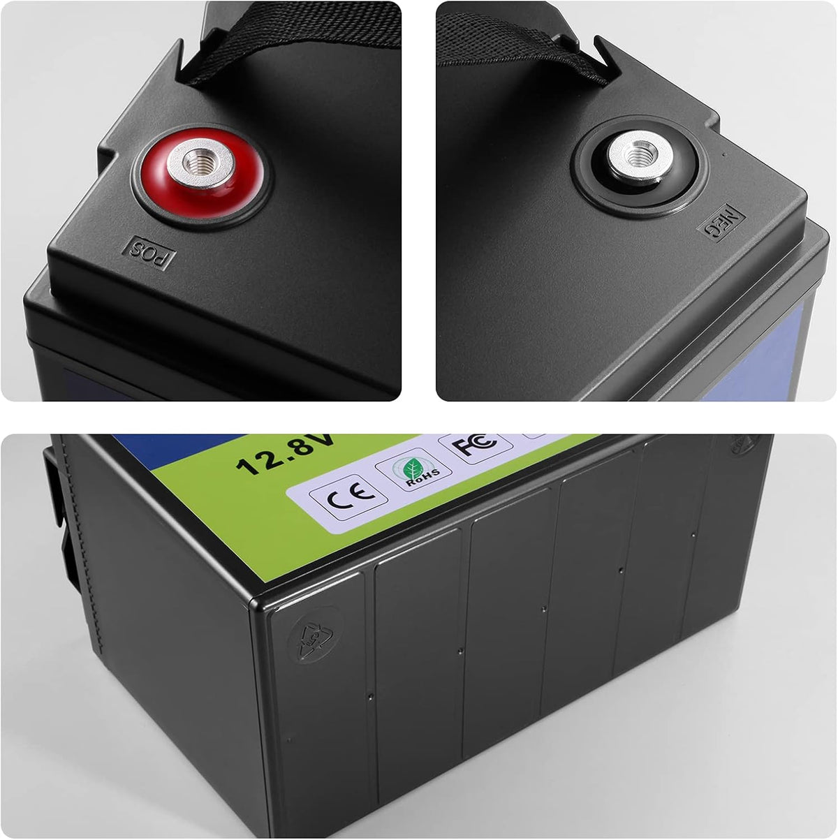 12V 100Ah Lithium LiFePO4 Rechargeable Battery with Built-in BMS B211