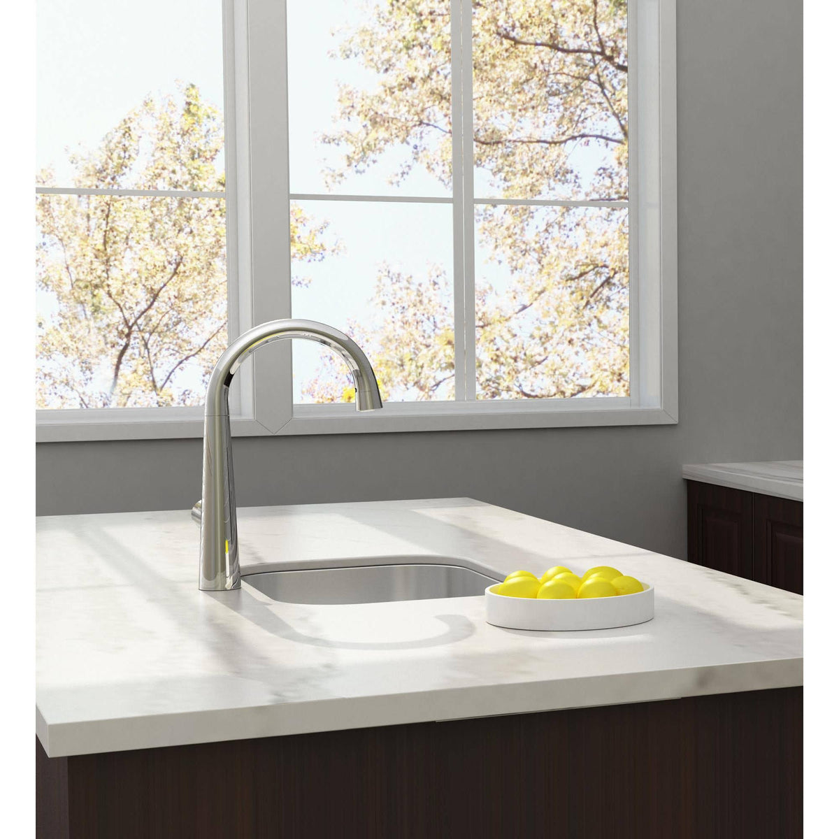 Polished Chrome Pull-Down Bar Faucet S7402