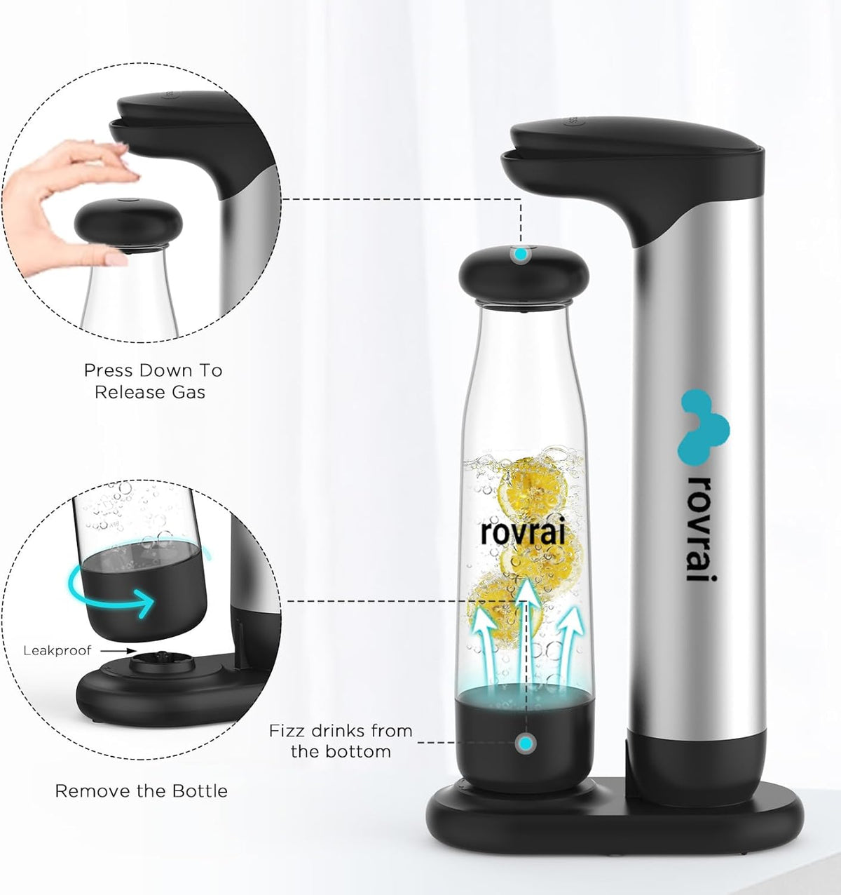 Sparkling Water Maker with CO2 Cylinder Z775799