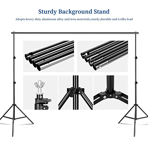 2x3m Adjustable Backdrop Stand with Carry Bag F23401