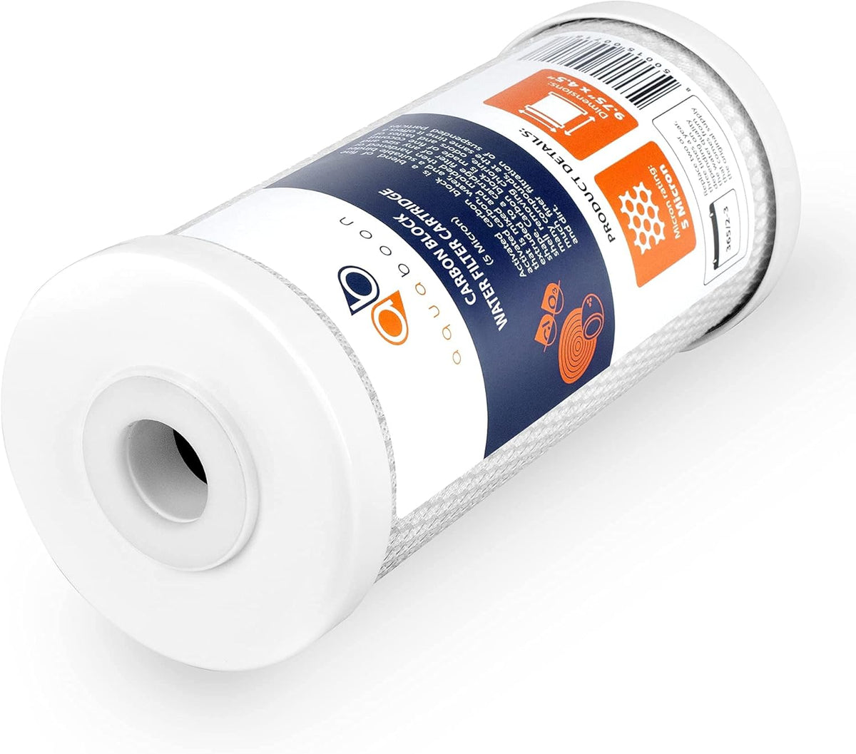 5 Micron 10 x 4.5 CTO Carbon Block & Sediment Replacement Filter Cartridges Set 8 pack V733068