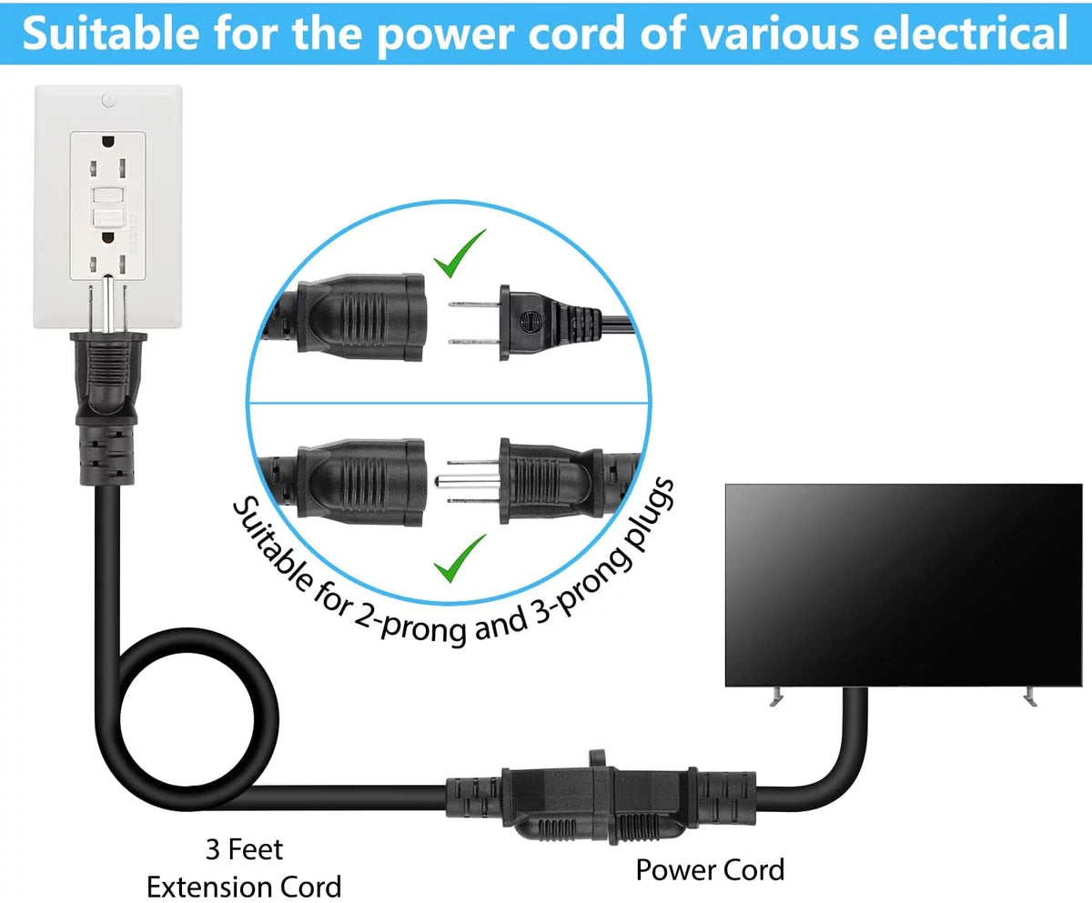 50 Feet 16AWG 13A 3 Prong Extension Cord L275