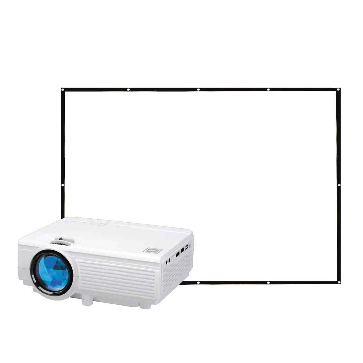 480P LCD Home Theater Projector with 100 Projector Screen N2559