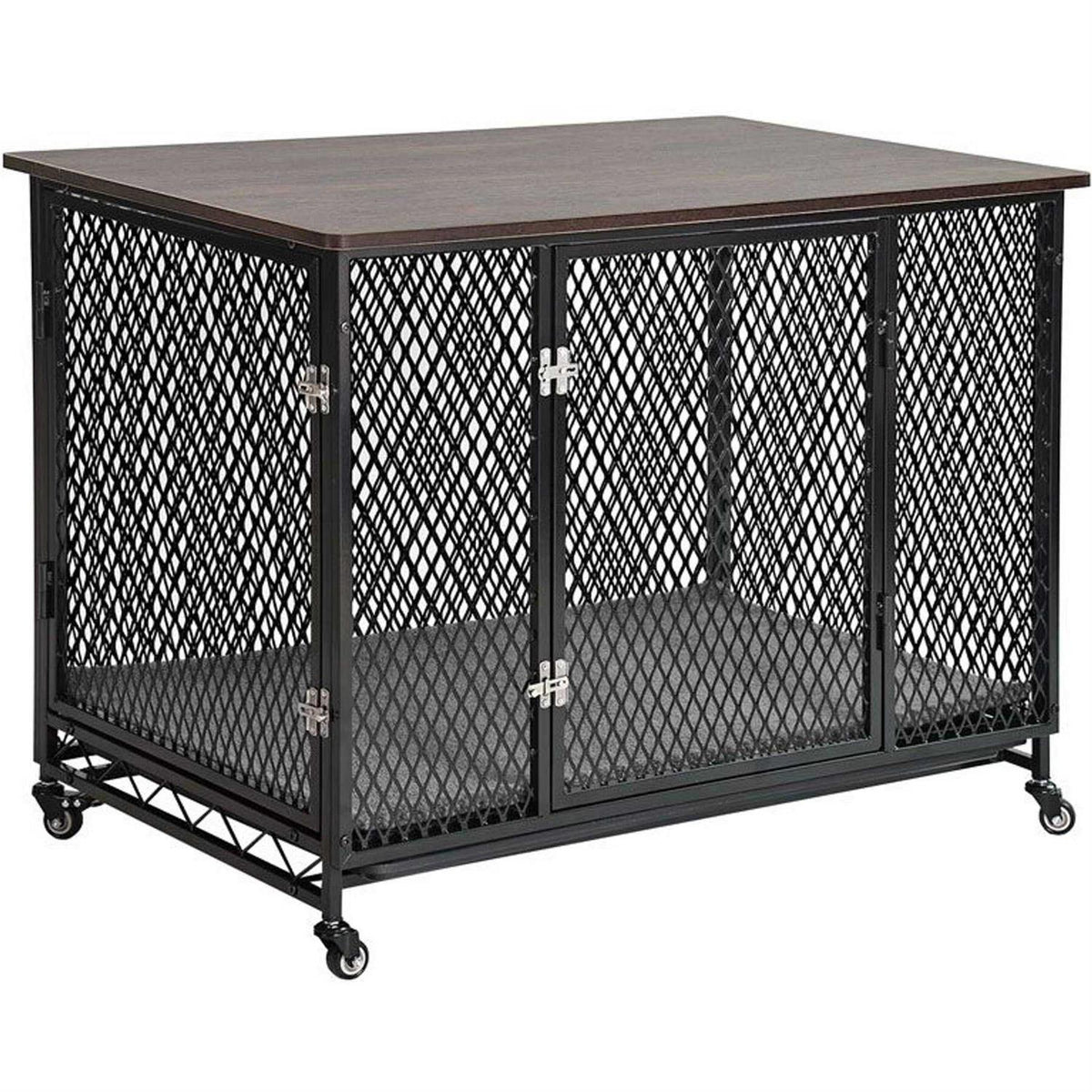 Dog Crate Furniture Side End Table with Tray P324