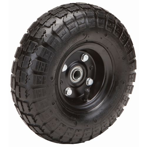 10 in. Pneumatic Tire with Black Hub A2957