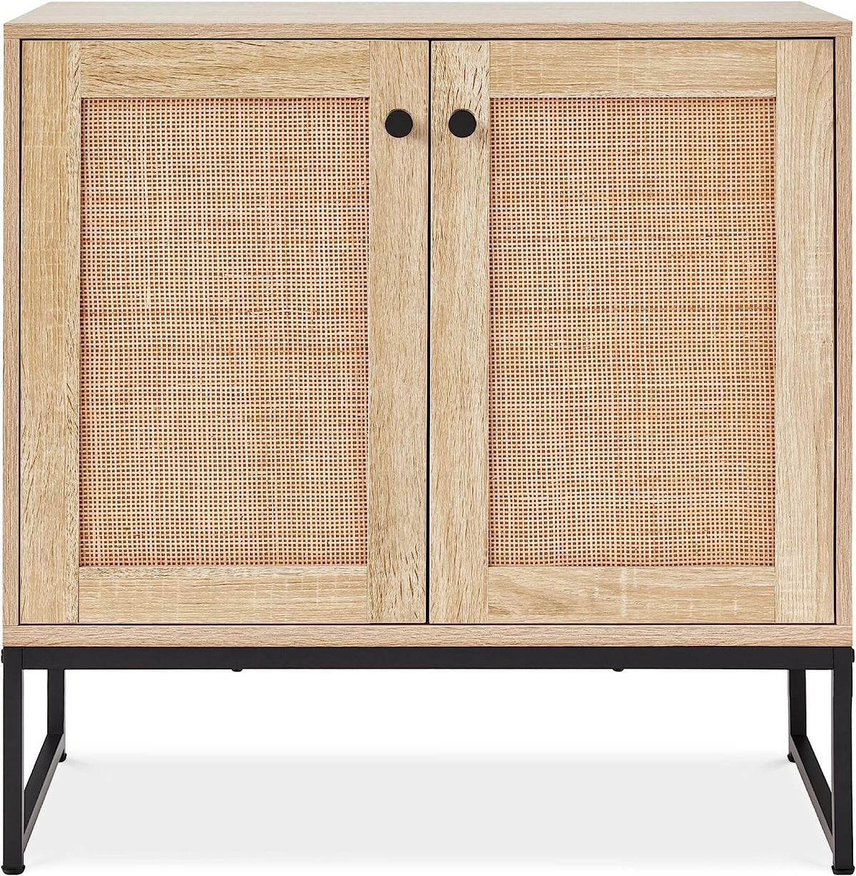 2-Door Rattan Storage Cabinet I3020