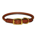 Leather Rolled Dog Collar E250063