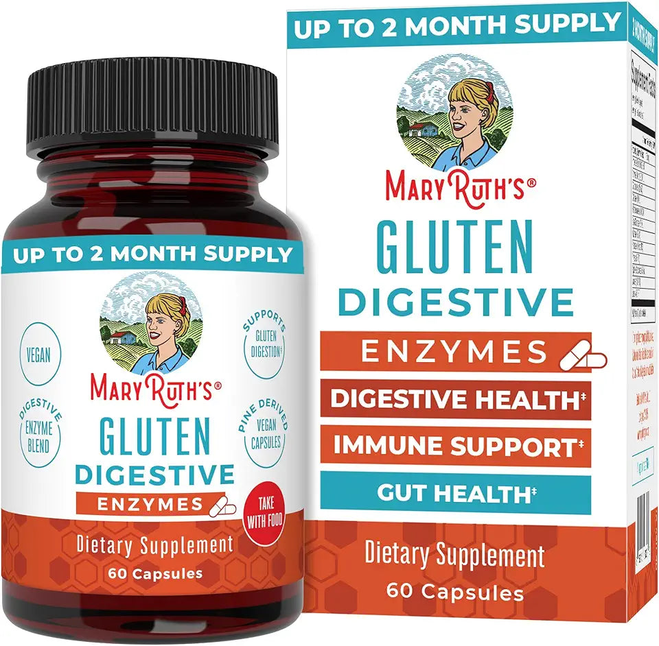 Gluten Enzymes Capsules 60 Count P394