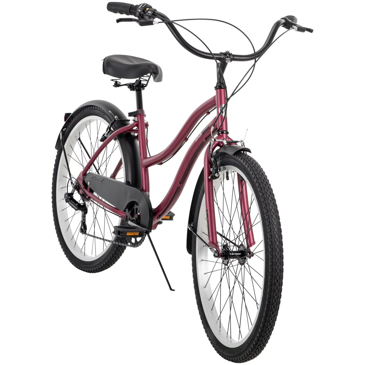 Pink 26-inch 7-speed Cruiser Bike T239441