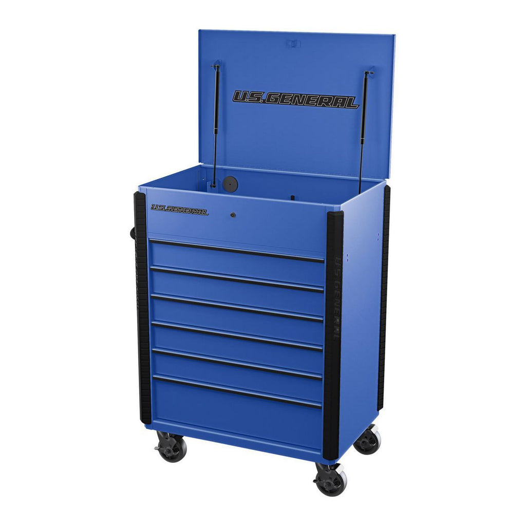 Slate Gray 6-Drawer Service Cart U624487