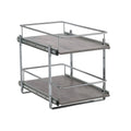 Grey 2-Tier Cabinet Organizer V5503