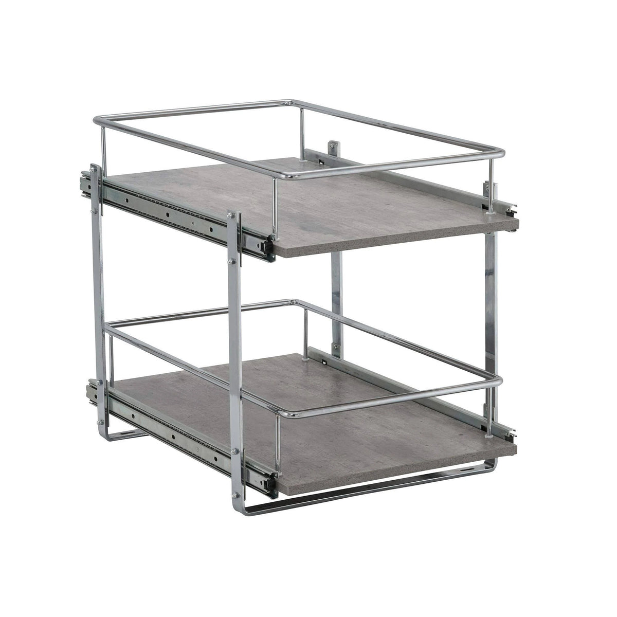 Grey 2-Tier Cabinet Organizer V5503