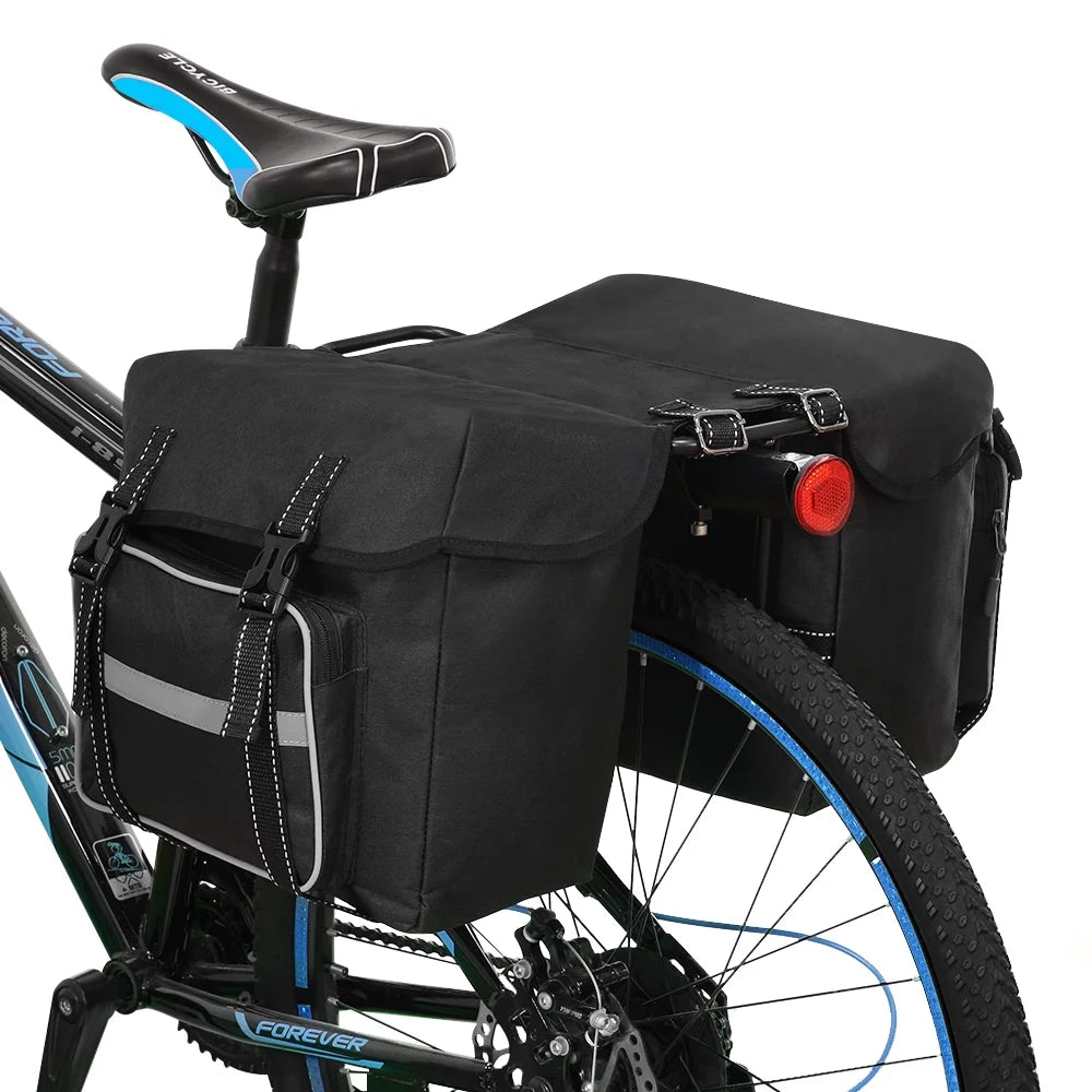Bike Back Pannier Rear Seat Bag Cycling Rack Grocery Pannier Road Bike Storage Bag X80930