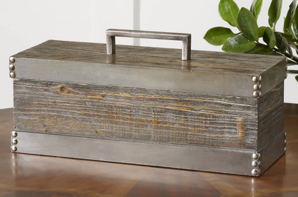 Natural Wood Decorative Box S82928