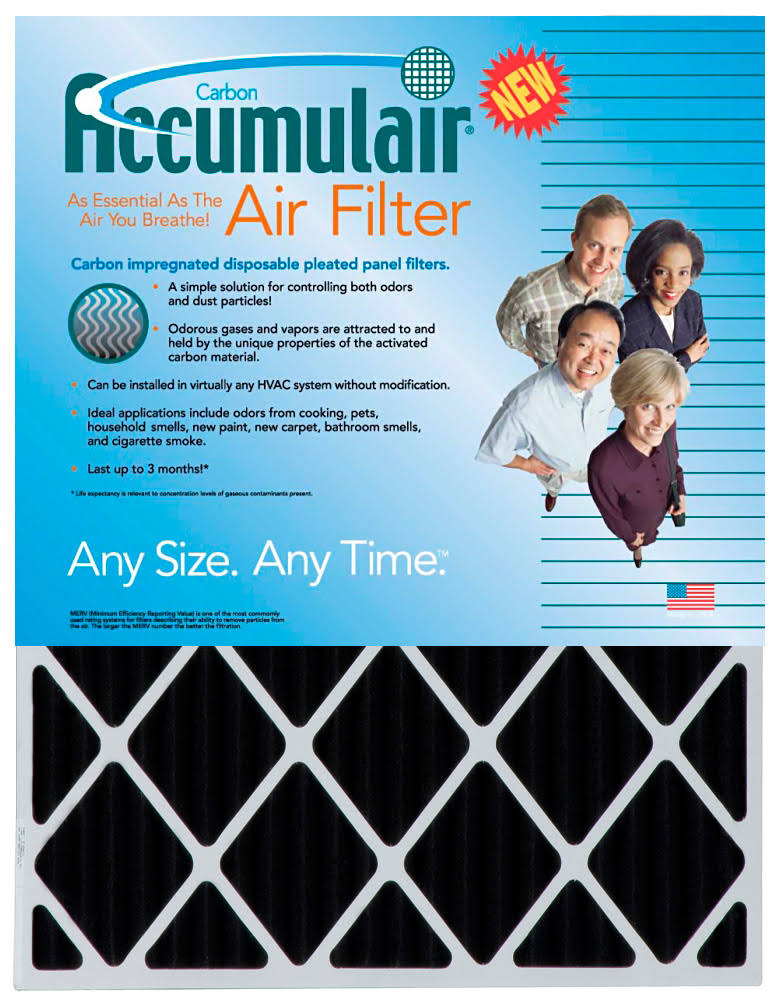 Carbon Odor Block Filter 30x30x4 M9333