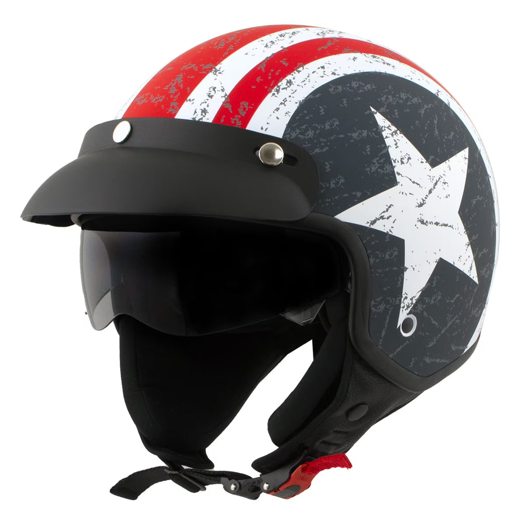 Large Open Face Motorcycle Helmet O973103