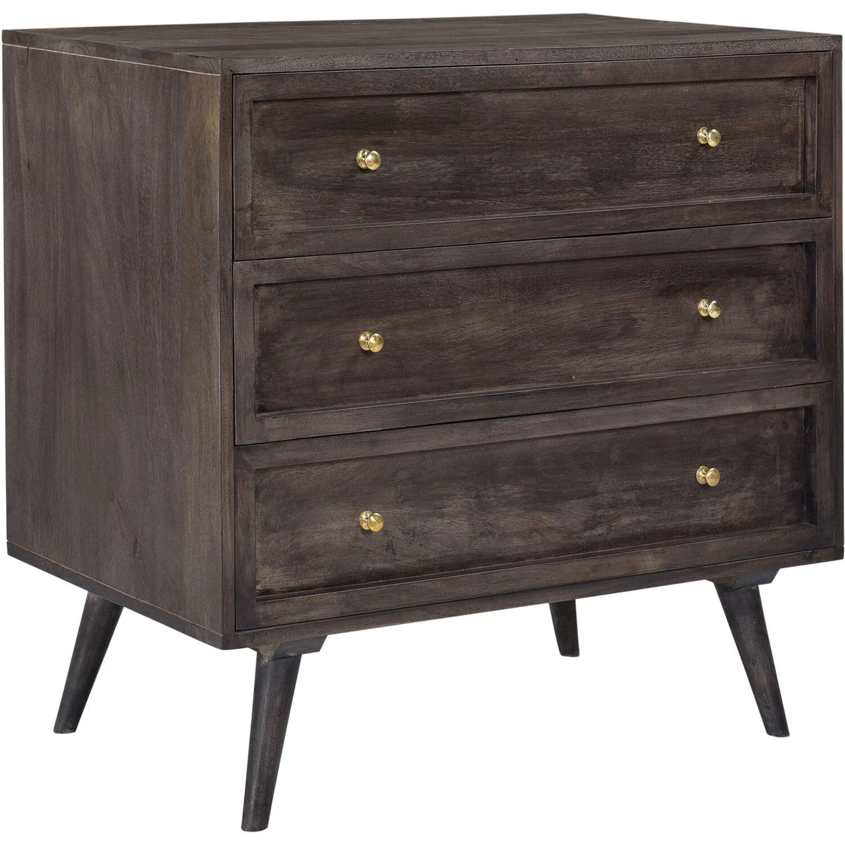 3-Drawer Mango Wood Chest Z2267