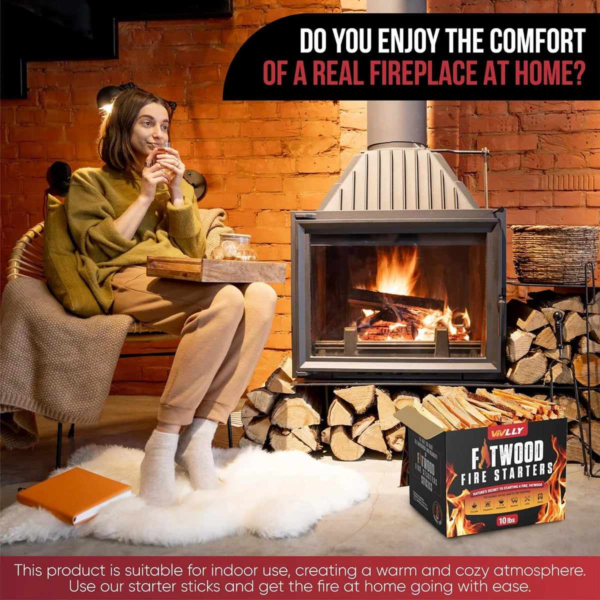 10lb Fatwood Fire Starter Pack S179