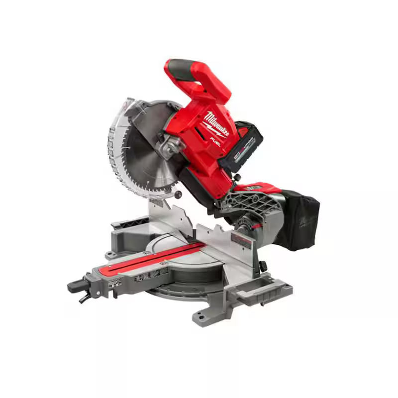 18V Cordless Dual Bevel Sliding Compound Miter Saw Kit with 8.0 Ah Battery O171889