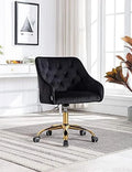 Velvet Swivel Task Chair with Adjustable Height H850850