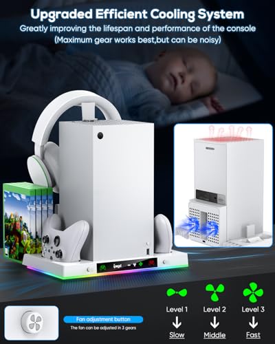 Charging Station with Cooling Fan for Console & Controller R714007